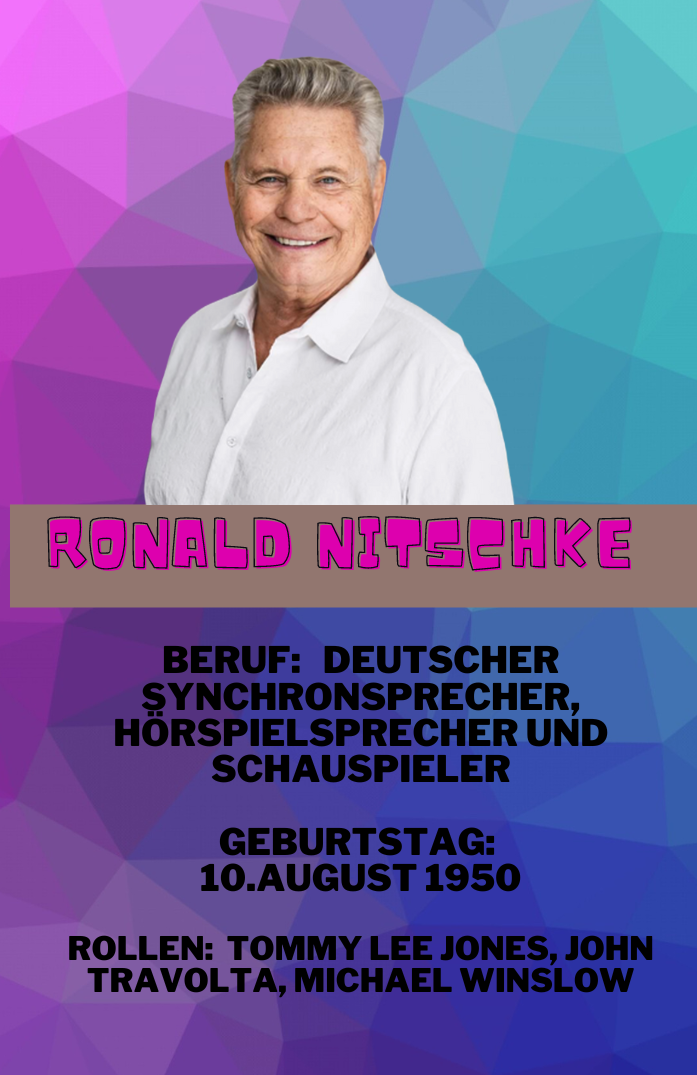 Synchronschauspieler Sammelkarten