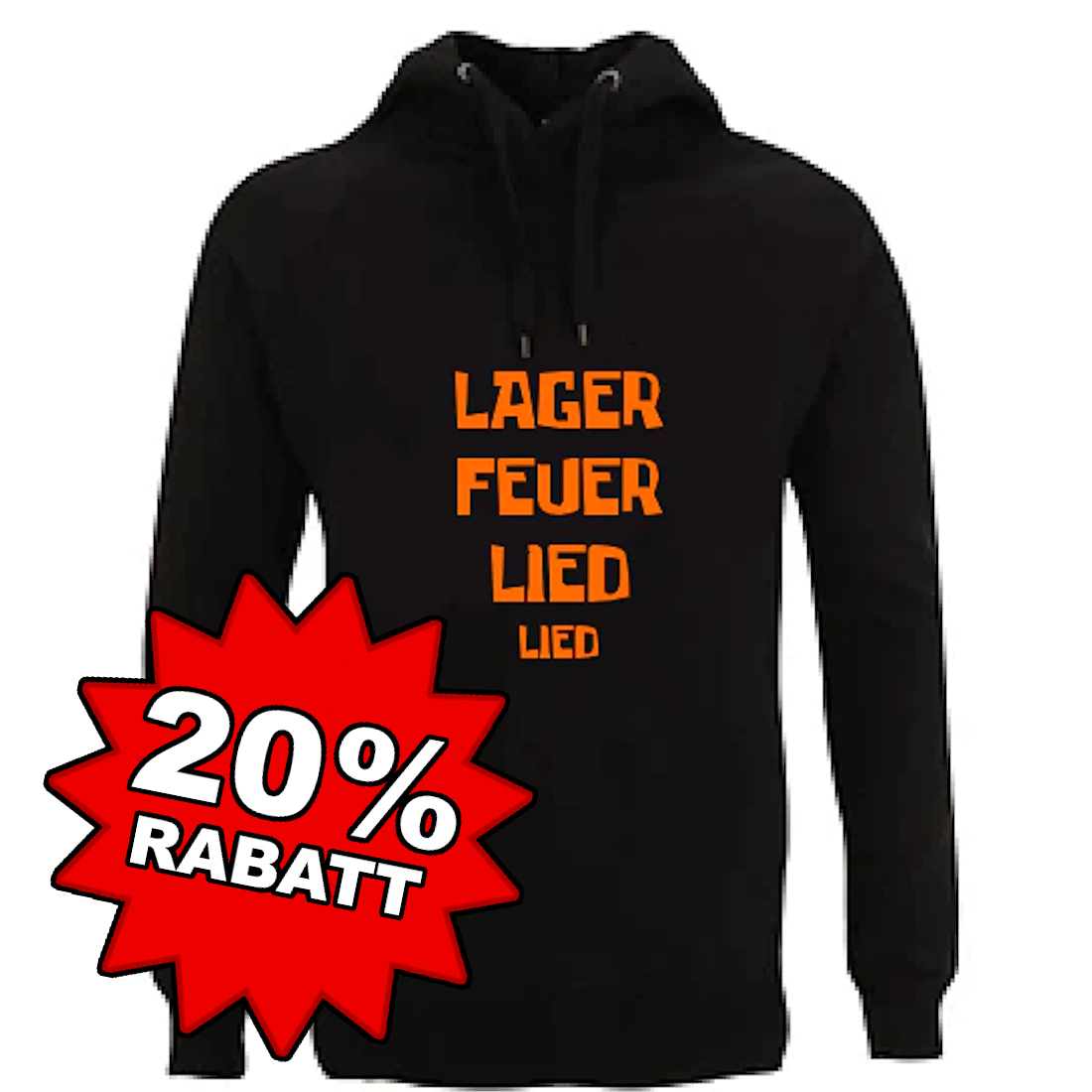 Hoddie Schwarz "Lagerfeuerlied Lied"