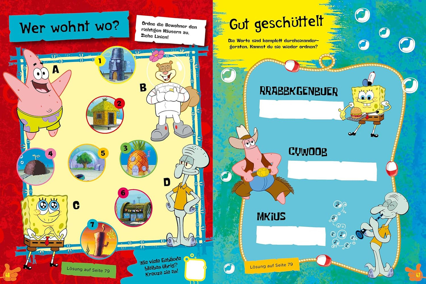 SpongeBob Super-witziges Rätselbuch