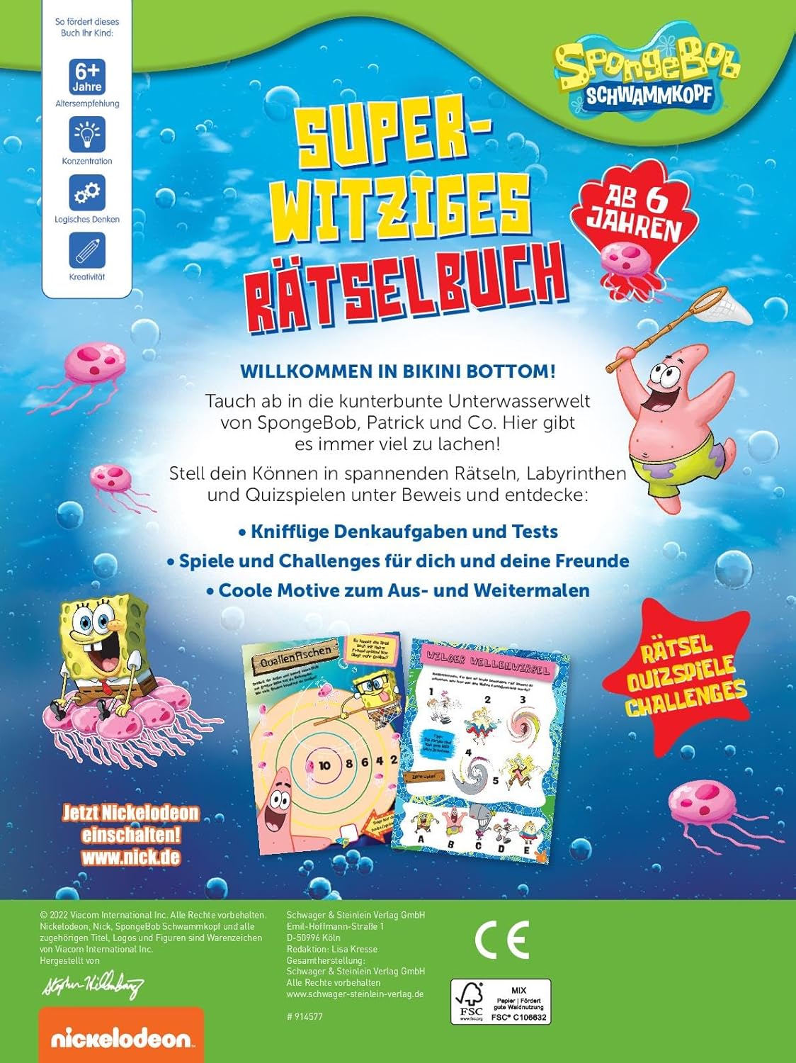 SpongeBob Super-witziges Rätselbuch
