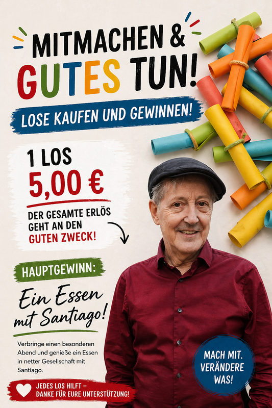 Lose für ,,Essen mit Santiago,,