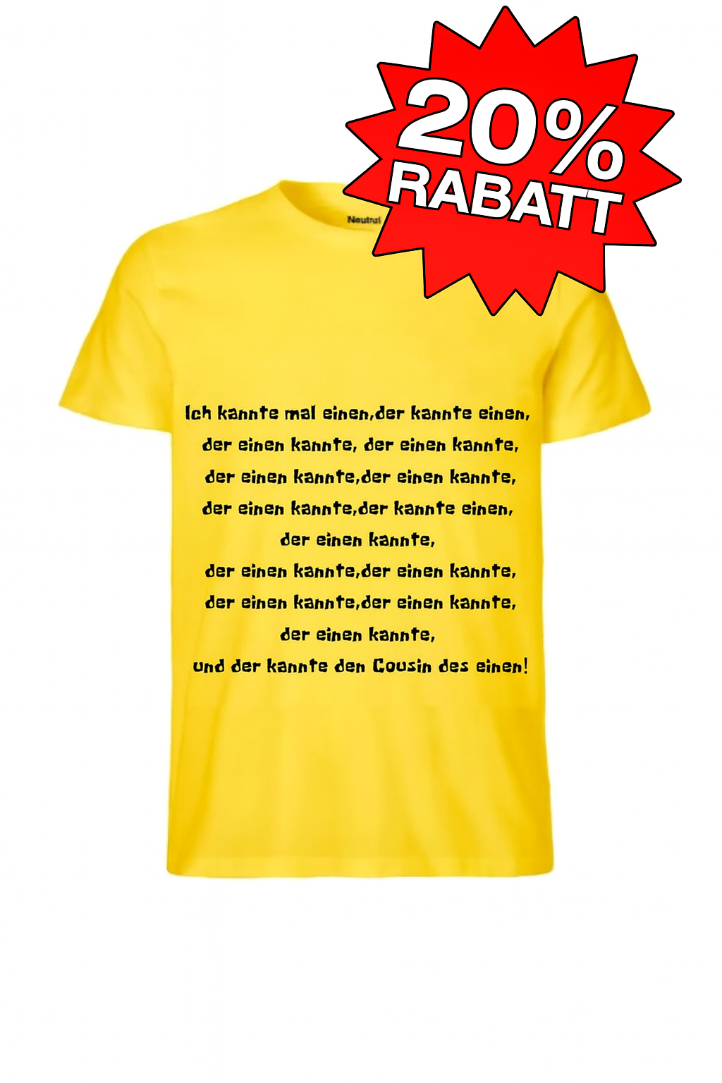 T-Shirt: Ich kannte mal einen