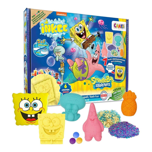 Geschenkbox SpongeBob Badeset 7 Badezusätze