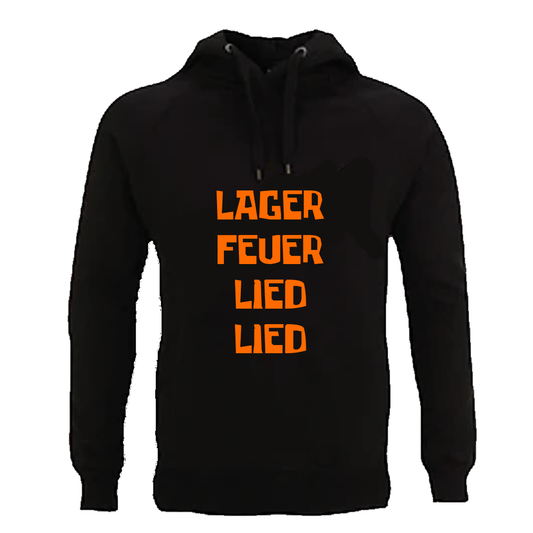 Hoddie Schwarz "Lagerfeuerlied Lied"