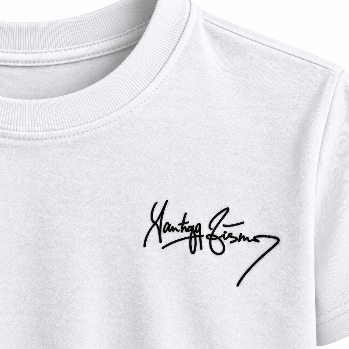 Santiago Ziesmer Autogramm Kollektion T-Shirt - weiß